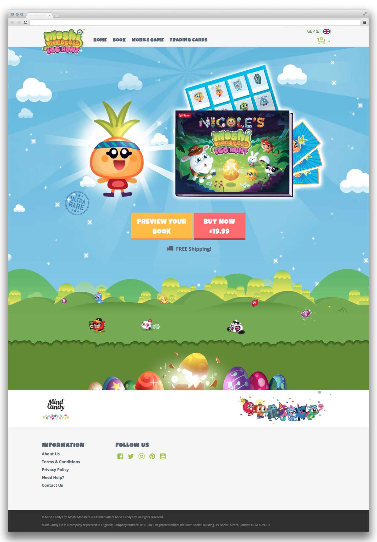 Moshi Monsters Egg Hunt