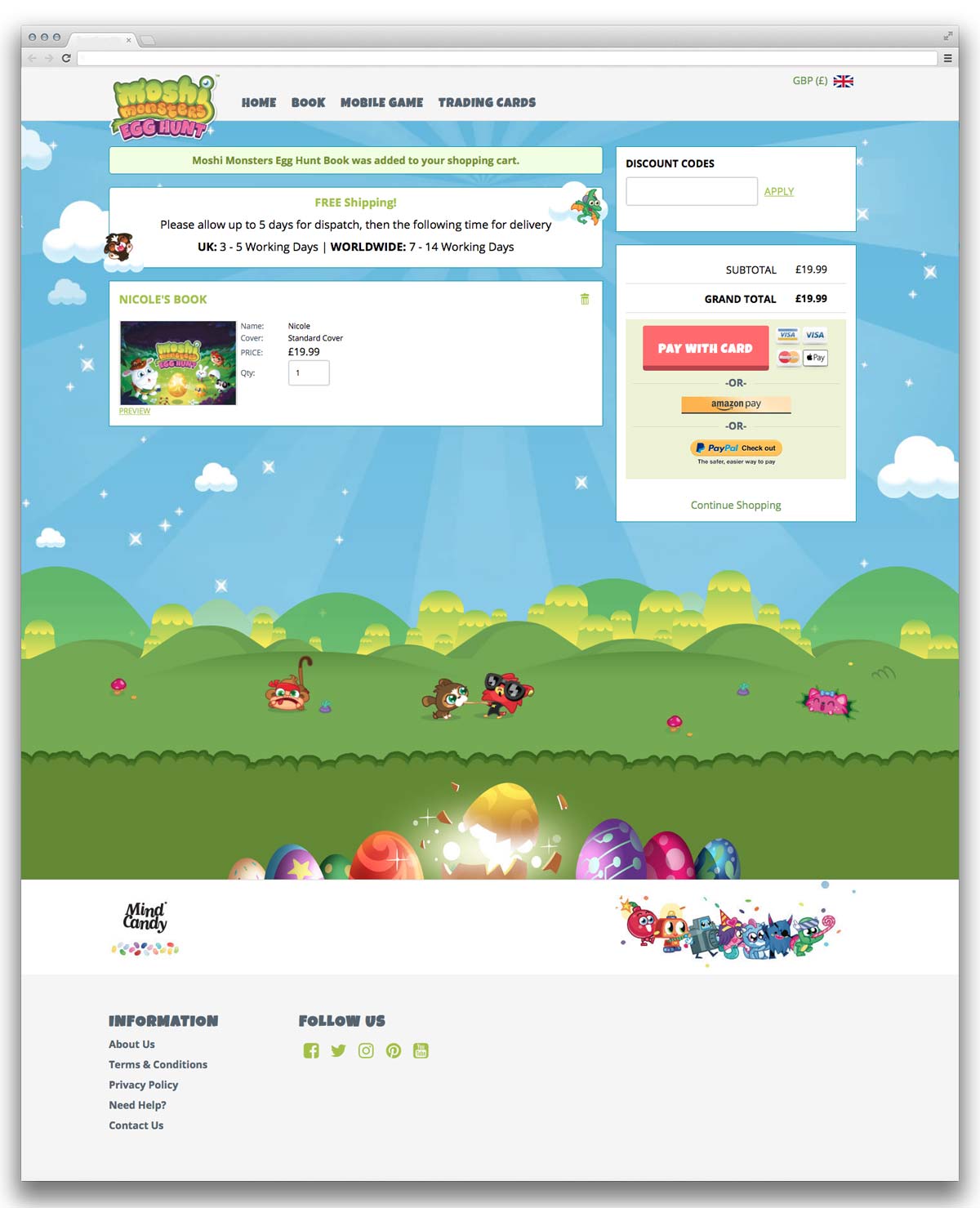 Moshi Monsters Egg Hunt